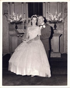 Peggy Barbour and William Straughen, 15 Jun 1958.