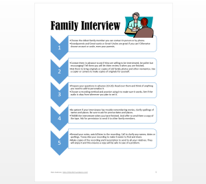 Family Interview Packet
