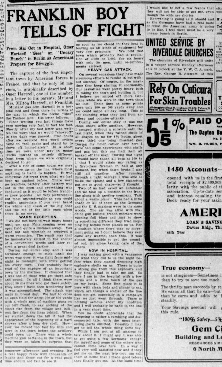 Hartzell 1918 Omer The_Dayton_Herald_Sat__Jul_20__1918_cropped